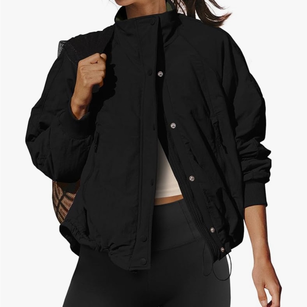 Women's Black Field Jacket Me NWOT